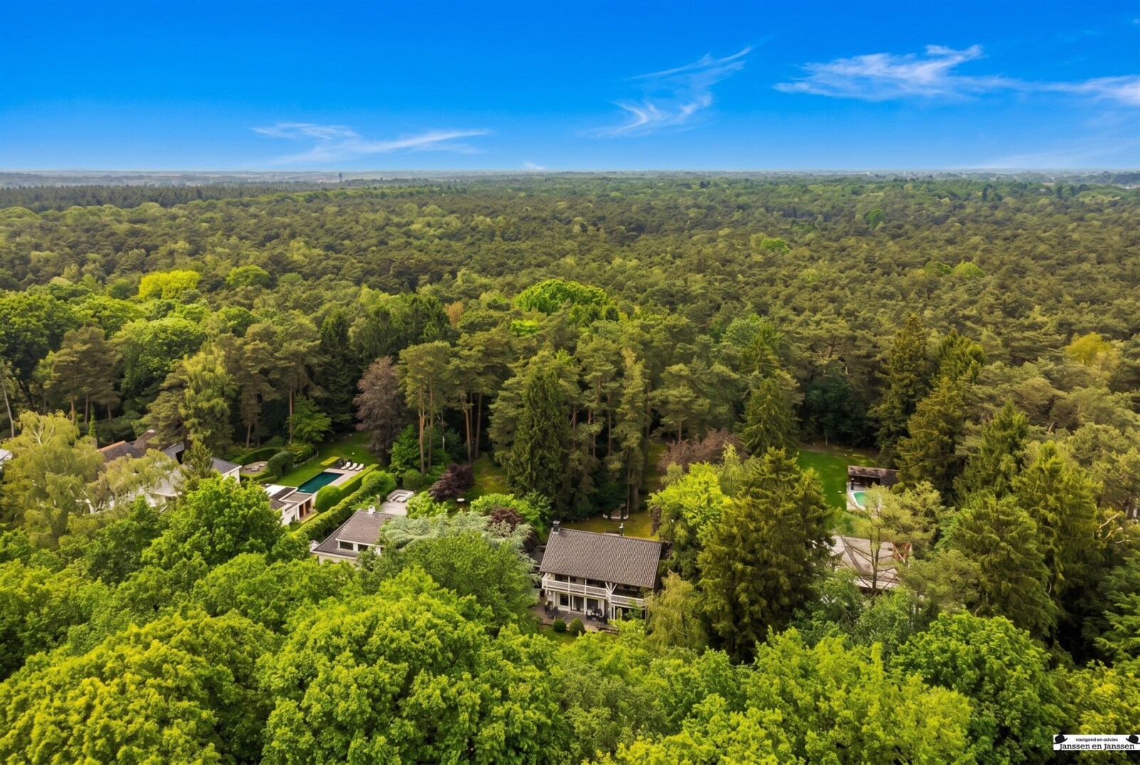 aerial-view-of-forest-villa